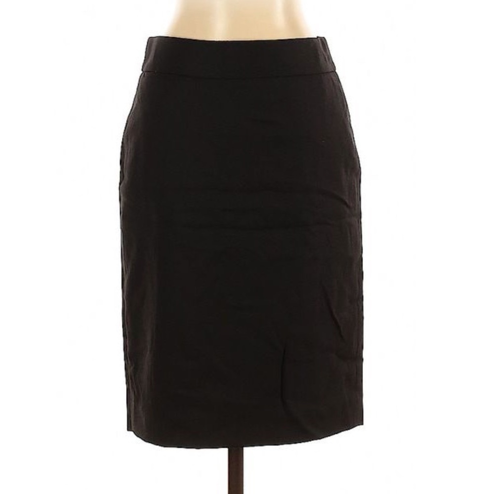 J. Crew Factory NWT Black Pencil Skirt sz 0